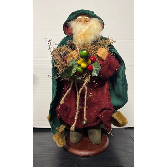 Vintage 1991 Santa's Best Classic Collectables Rustic Santa Claus 16" - Picture 2 of 8